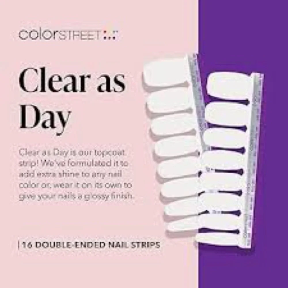 Color Street Clear As Day Nail Strips
